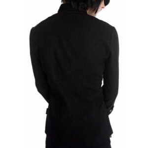 Gothic Military Drummer Jacket Black Parade Jacket Goth Punk Adam Ant VTG Emoo Style